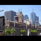 Der Bahnhof Flinders Street